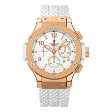 Часы Hublot Big Bang Evolution Gold All White Chronograph 301.SM.1770.RX 030110