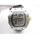 Часы Richard Mille RM 011 Automatic Flyback Chronograph in Titanium on Black Rubber 310206