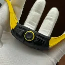 Часы Richard Mille RM 011 Automatic Flyback Chronograph Carbon on Yellow Rubber Strap 310212