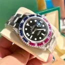 Часы Rolex GMT-Master II White Gold diamonds with sapphires rubies 116759 SARU 021117