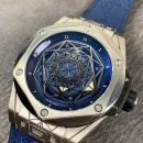Часы Hublot Big Bang Sang Bleu Titanium Blue 45mm 415.NX.7179.VR.MXM18 030504