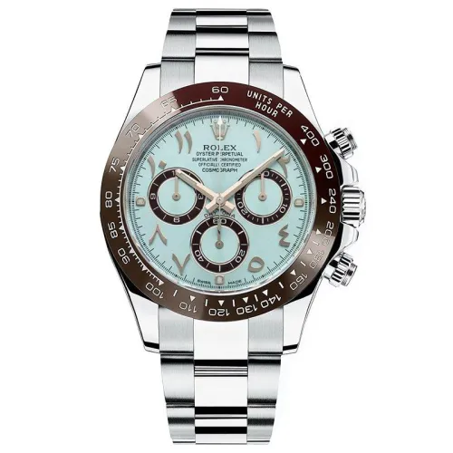 Часы Cosmograph Daytona Chronograph Automatic Chronometer Arabic Blue Dial Men's Watch 020793