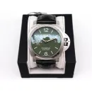 Часы Panerai 2020 PAM1056 Luminor 1950 GMT Green Dial 44mm Automatic Stainless Watch 300312
