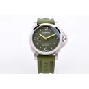 Часы Panerai 2020 PAM1056 Luminor 1950 GMT Green Dial 44mm Automatic Stainless Watch 300313