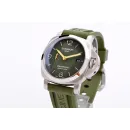 Часы Panerai 2020 PAM1056 Luminor 1950 GMT Green Dial 44mm Automatic Stainless Watch 300313