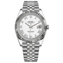Часы Rolex Datejust 41 White Rolesor Jubilee 126334 White Roman 020443