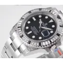 Часы Rolex GMT-Master II White Gold diamonds and black sapphires 116759 SANR 021121
