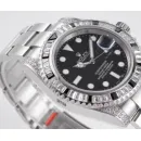 Часы Rolex GMT-Master II White Gold diamonds and black sapphires 116759 SANR 021121