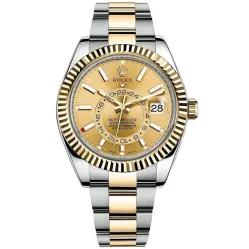 Часы Rolex Sky-Dweller Yellow Rolesor 326933 Champagne 022105