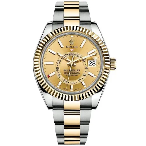 Часы Rolex Sky-Dweller Yellow Rolesor 326933 Champagne 022105