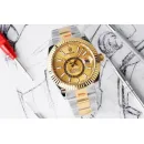 Часы Rolex Sky-Dweller Yellow Rolesor 326933 Champagne 022105