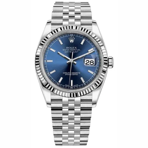 Часы Rolex Datejust 36 White Rolesor Jubilee Bracelet 116234 020348