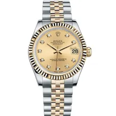 Часы Rolex Datejust 31 Datejust - Steel and Yellow Gold - Fluted Bezel - Jubilee M178273-0002 020217