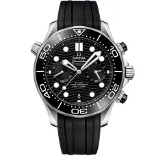Часы Omega Seamaster Diver 300m Omega Co‑Axial Master Chronometer Chronograph 44 mm 210.32.44.51.01.001 290128