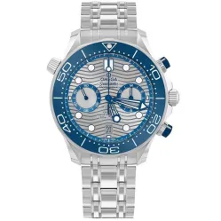 Часы Omega Seamaster Diver 300m Omega Co‑Axial Master Chronometer Chronograph 44 mm 210.30.44.51.06.001 290130