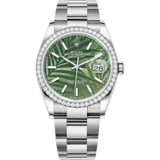 Часы Rolex Datejust 36 White Rolesor Diamonds Oyster bracelet 126284RBR-0040 020357