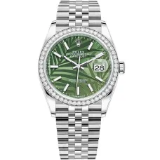 Часы Rolex Datejust 36 White Rolesor Diamonds Jubilee bracelet 126284RBR-0039 020358