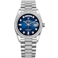 Часы Rolex Day-Date 36 White gold Bezel set with diamond President Bracelet 128349rbr-0016 020649