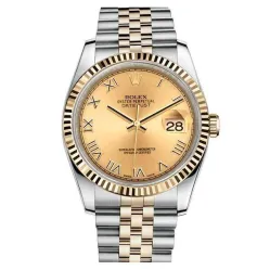 Часы Rolex Datejust 36 Champagne Roman numerals 116233 020387