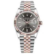 Часы Rolex Datejust 36 Dark rhodium Chromalight Jubilee 126231 020310