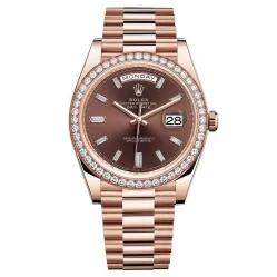 Часы Rolex Day-Date II Chocolate set with diamonds 228345RBR 020561