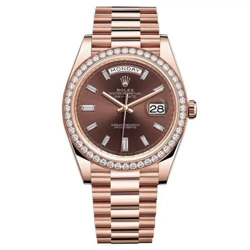 Часы Rolex Day-Date II Chocolate set with diamonds 228345RBR 020561