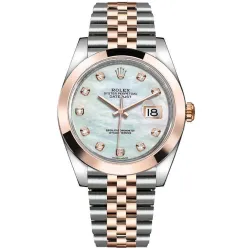 Часы Rolex Datejust 41 126301 White mother-of-pearl set with diamonds 0204118