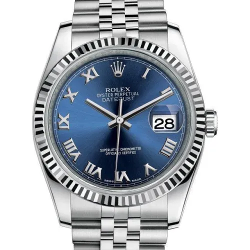 Часы Rolex 116234 Blue Roman Jubilee Bracelet 021207