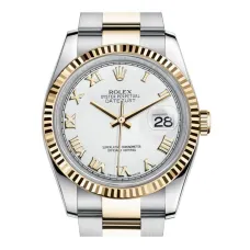 Часы Rolex Datejust Lady Steel Yellow Gold 36mm 116233-White-Arabic-Oyster 23167 21225